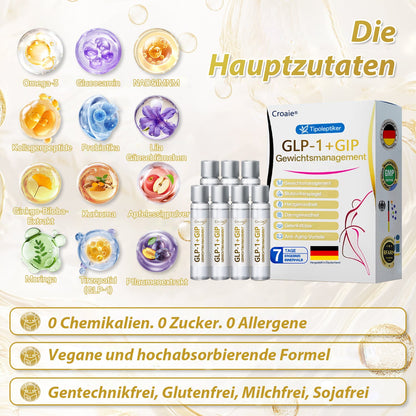 BfArM 🇩🇪 |OffiziellerBRD 🇩🇪 Store – Croaie® Tirzepatide Lösung zum Einnehmen, GIP- und GLP-1-Lösung zur Gewichtsabnahme mit Doppelwirkung, eine Flasche täglich, wirksam in 7 Tagen🌈