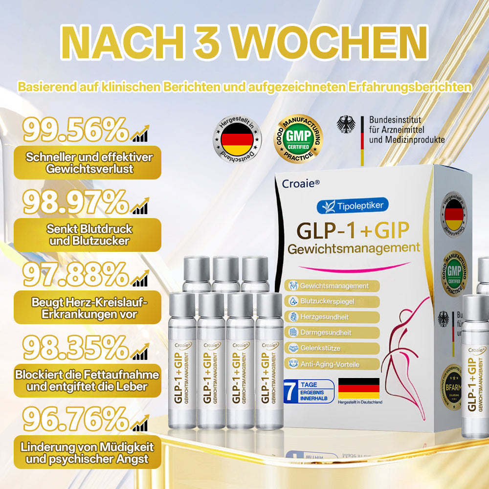 BfArM 🇩🇪 |OffiziellerBRD 🇩🇪 Store – Croaie® Tirzepatide Lösung zum Einnehmen, GIP- und GLP-1-Lösung zur Gewichtsabnahme mit Doppelwirkung, eine Flasche täglich, wirksam in 7 Tagen🌈