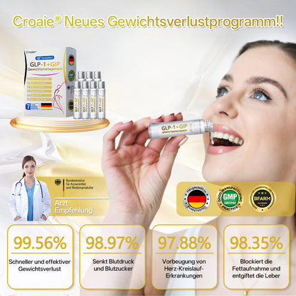 BfArM 🇩🇪 |OffiziellerBRD 🇩🇪 Store – Croaie® Tirzepatide Lösung zum Einnehmen, GIP- und GLP-1-Lösung zur Gewichtsabnahme mit Doppelwirkung, eine Flasche täglich, wirksam in 7 Tagen🌈