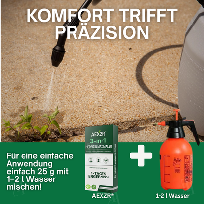 AEXZR® 3 in 1 Herbizid Maximaler Leistung – 24h sichtbare Ergebnisse⚡️