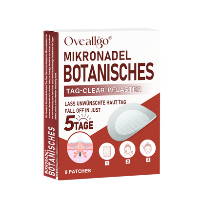 Oveallgo® MikroNadel PLUS Botanisches Tag-Clear-Pflaster 🇩🇪 Hergestellt in der Germany