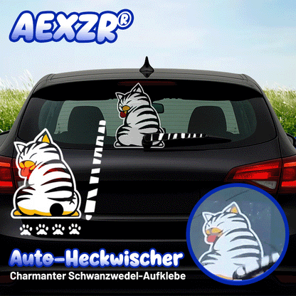 😊Offizieller Shop | AEXZR® Auto-Heckwischer – Charmanter Schwanzwedel-Aufklebe